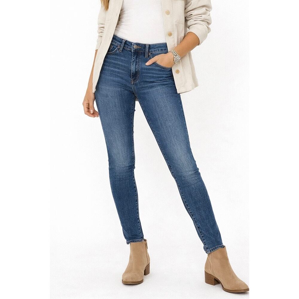 Lucky Brand Hayden Skinny Jeans Blue Medium Wash Stretch Denim Size 6/28